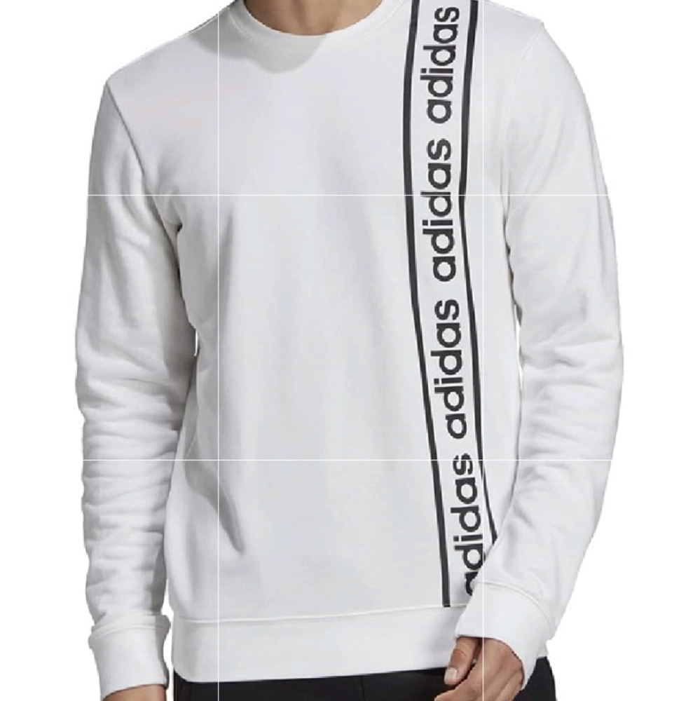 Adidas White Crewneck NWOT Small